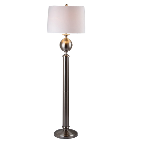 Metal floor lamp