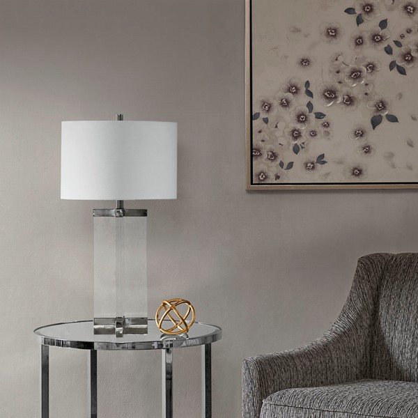 Acrylic & Metal Table Lamp