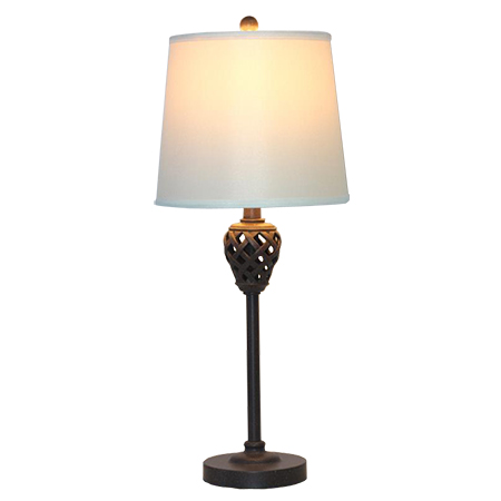 Resin & Metal Table Lamp